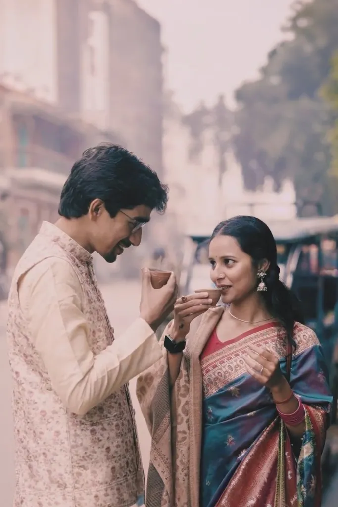 Pre-wedding teaser film featuring Ganga River boat ride in Varanasi by The WeddingShoot